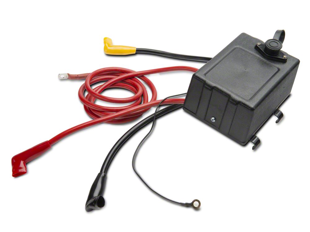 Barricade 12,000 lb. Winch with Synthetic Rope (Universal; Some Adaptation May Be Required)