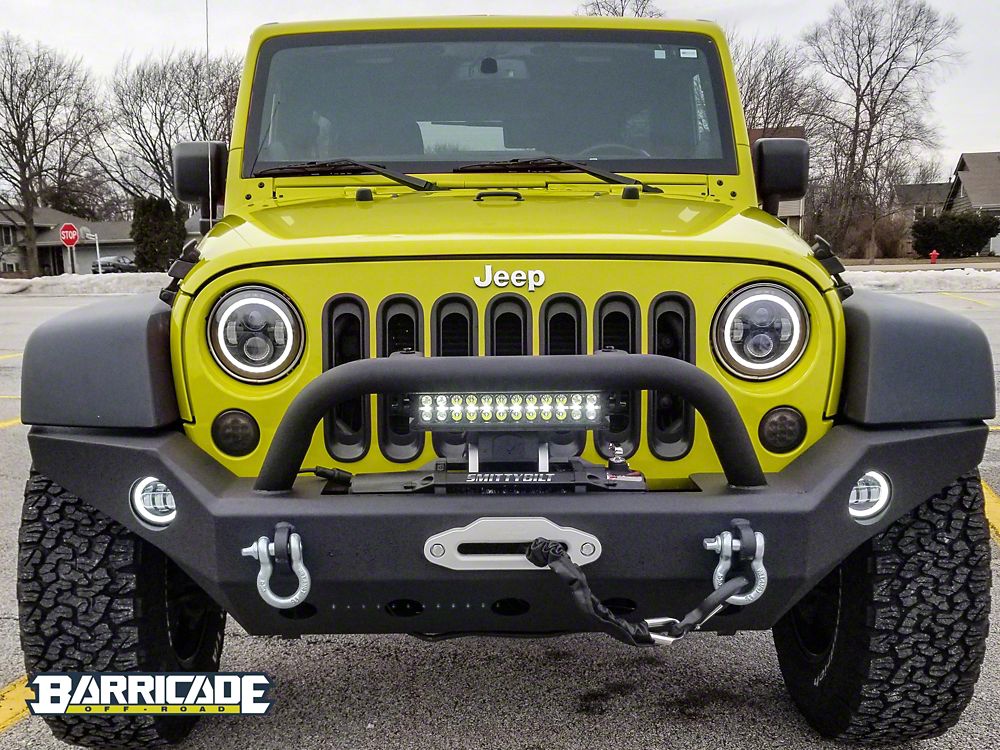 Barricade Trail Force HD Full Width Front Bumper (07-18 Jeep Wrangler JK)