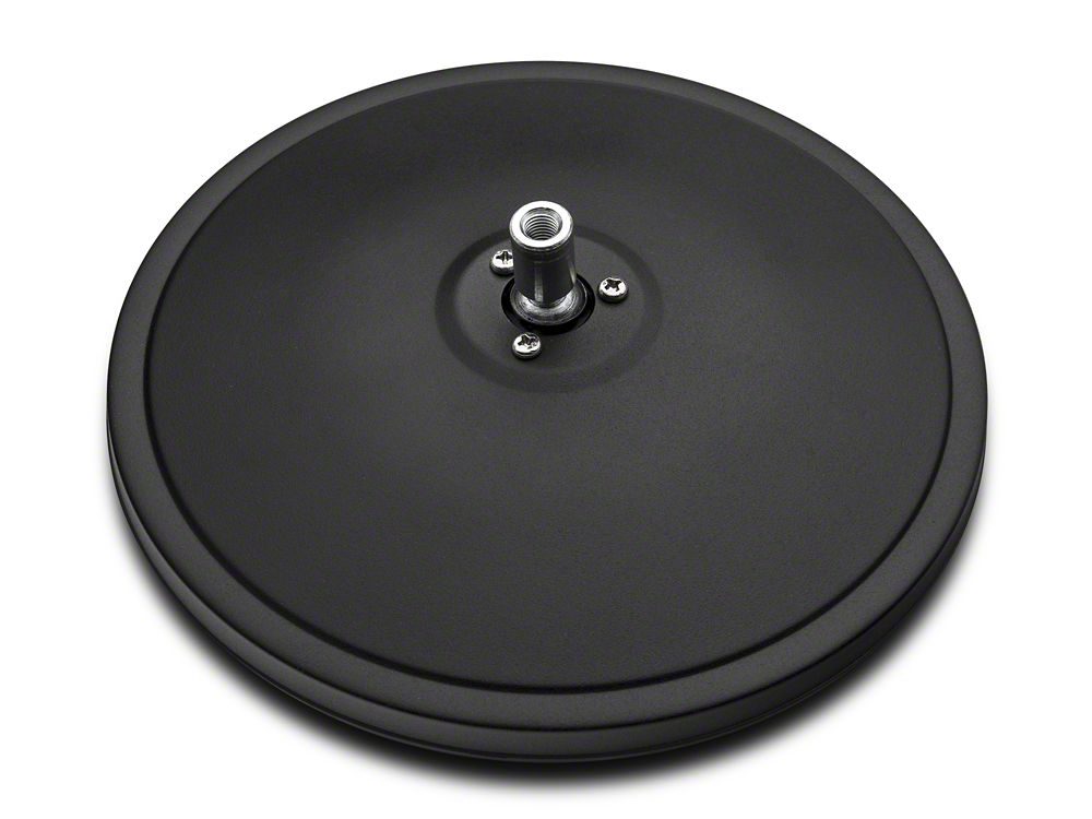 Barricade Round Adventure Mirrors; Textured Black (87-06 Jeep Wrangler YJ & TJ)