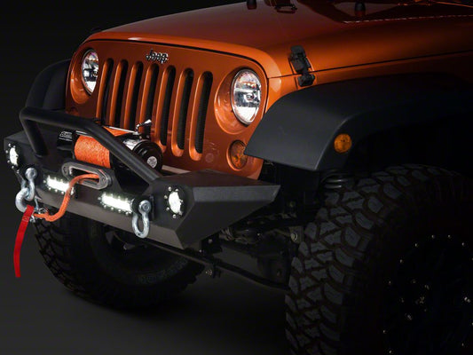 Barricade Trail Force HD Front Bumper with LED Lights (07-18 Jeep Wrangler JK)