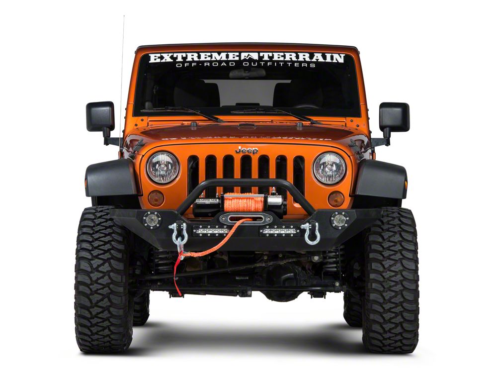 Barricade Trail Force HD Front Bumper with LED Lights (07-18 Jeep Wrangler JK)