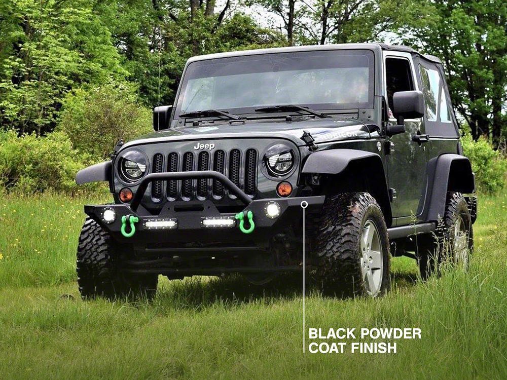 Barricade Trail Force HD Front Bumper with LED Lights (07-18 Jeep Wrangler JK)