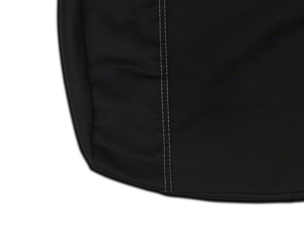 Barricade Custom Trailproof Front Seat Covers with Pockets; Black (07-18 Jeep Wrangler JK)