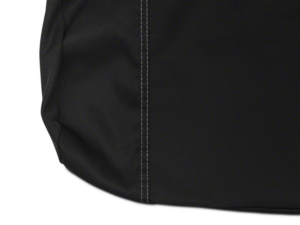 Barricade Custom Rear Seat Cover; Black (97-06 Jeep Wrangler TJ)