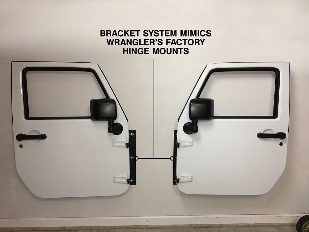 Barricade Door Storage Hangers (07-18 Jeep Wrangler JK)
