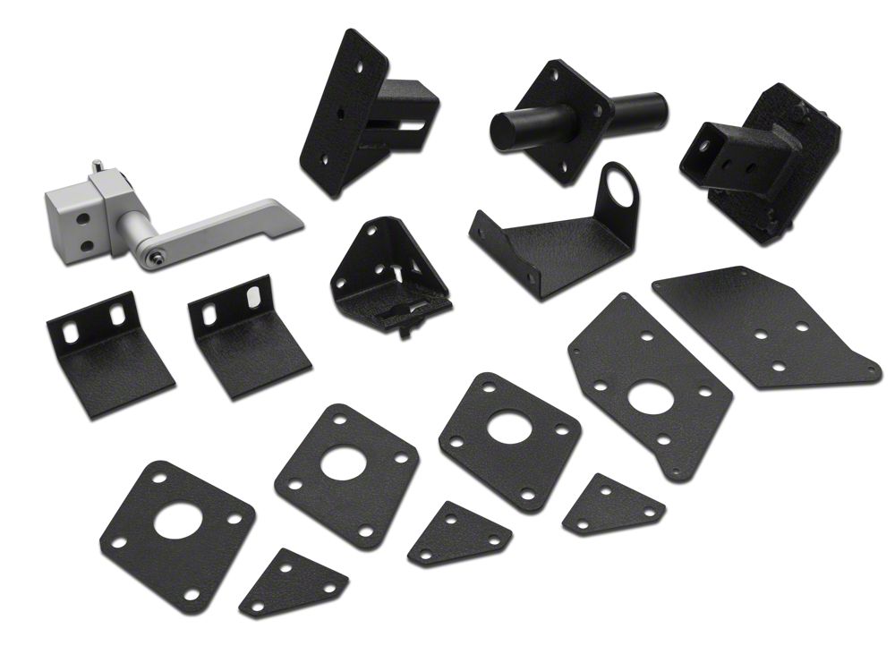 Barricade Extreme HD Rear Tire Carrier for Barricade Extreme HD Bumper Only (07-18 Jeep Wrangler JK)
