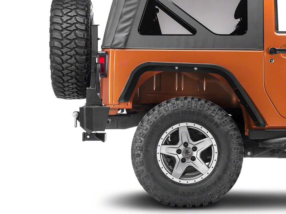 Barricade Extreme HD Rear Bumper with Tire Carrier (07-18 Jeep Wrangler JK)