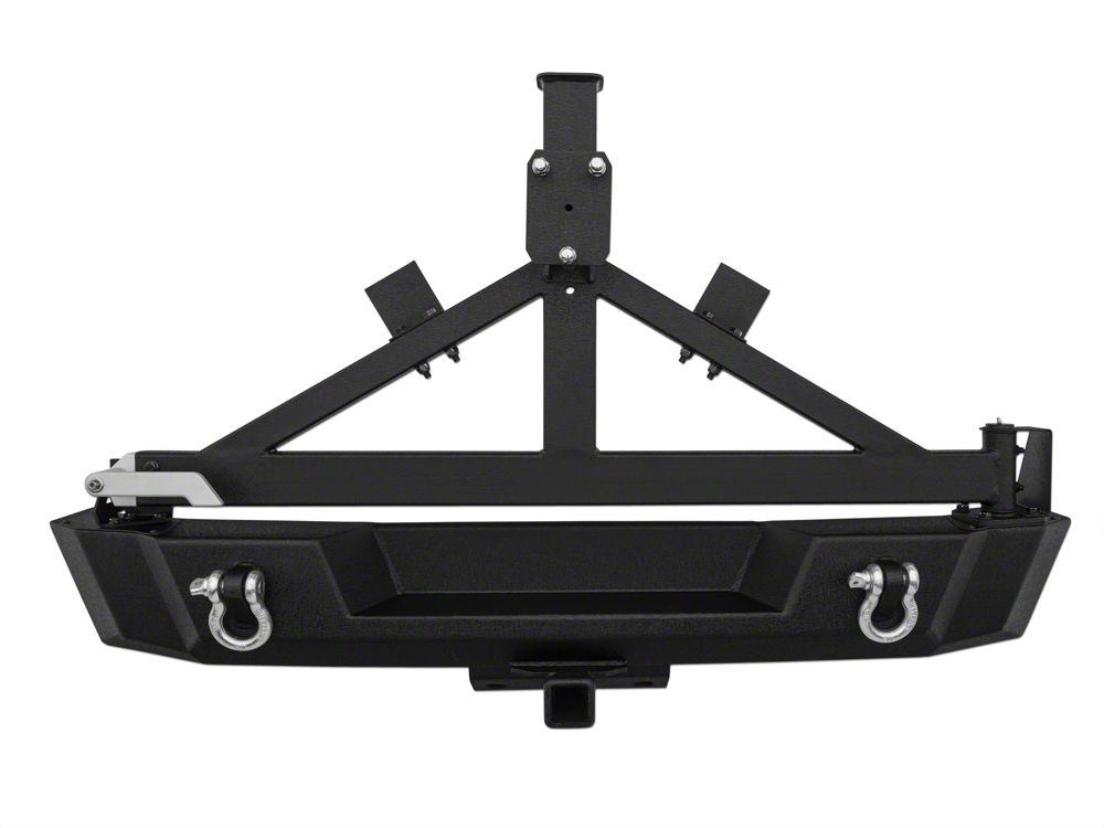 Barricade Extreme HD Rear Bumper with Tire Carrier (07-18 Jeep Wrangler JK)