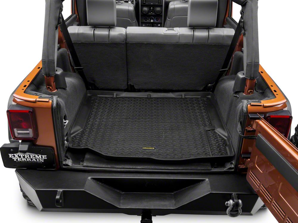 Barricade Cargo Liner; Black (11-18 Jeep Wrangler JK)