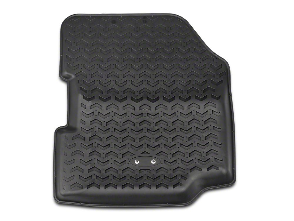 Barricade Front Floor Mats; Black (87-95 Jeep Wrangler YJ)
