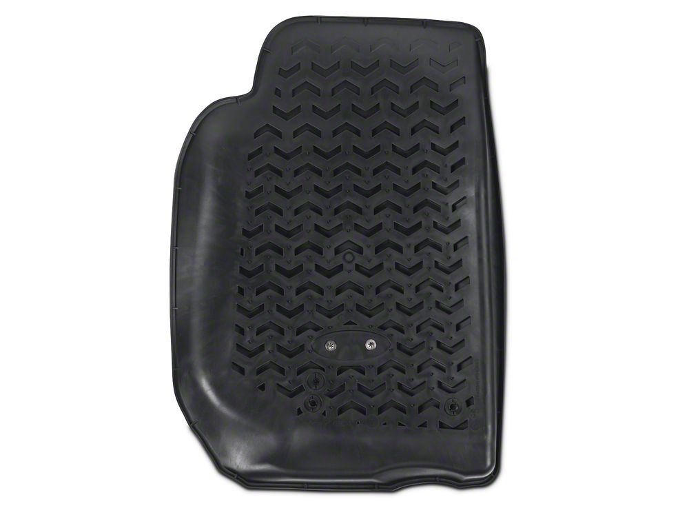 Barricade Front and Rear Floor Mats; Black (07-18 Jeep Wrangler JK 2-Door)