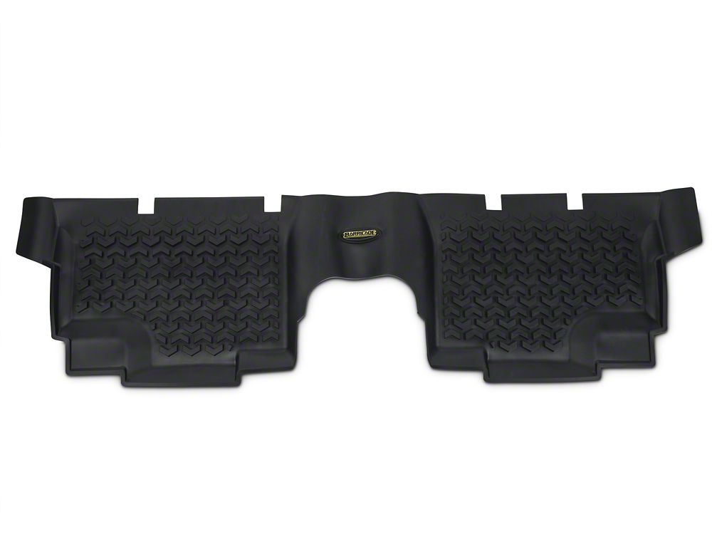 Barricade Front and Rear Floor Mats; Black (07-18 Jeep Wrangler JK 4-Door)