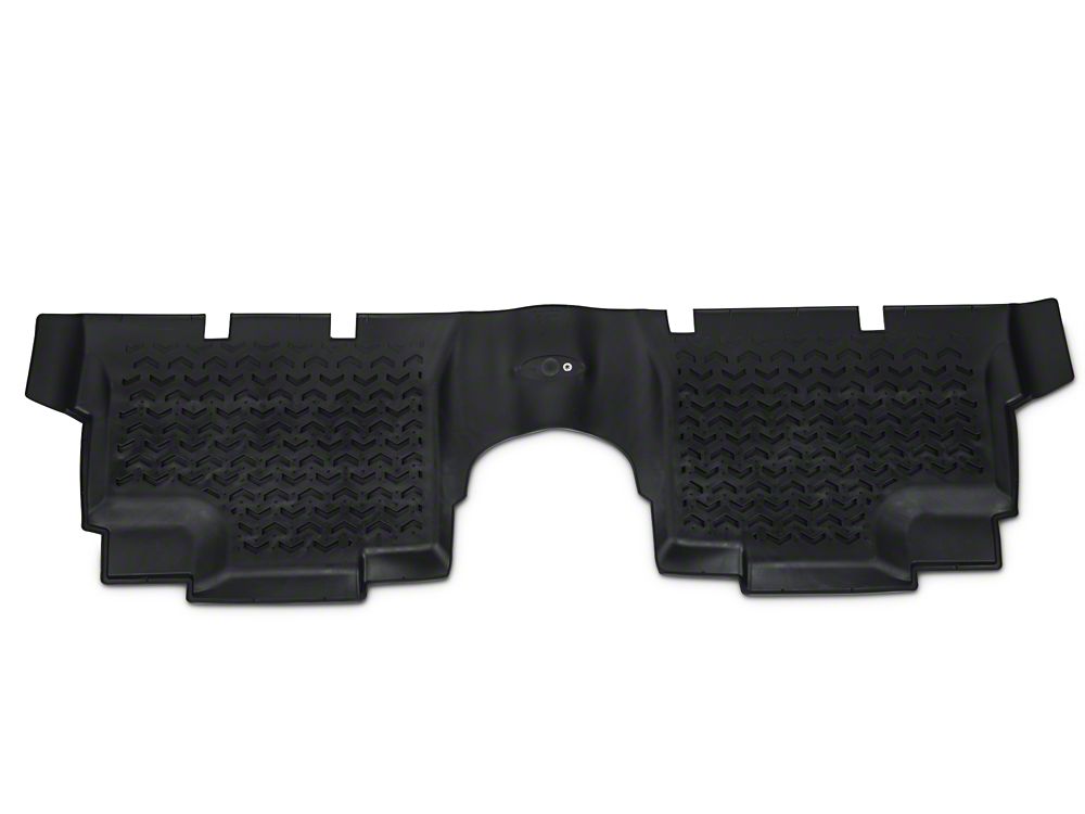 Barricade Front and Rear Floor Mats; Black (07-18 Jeep Wrangler JK 4-Door)