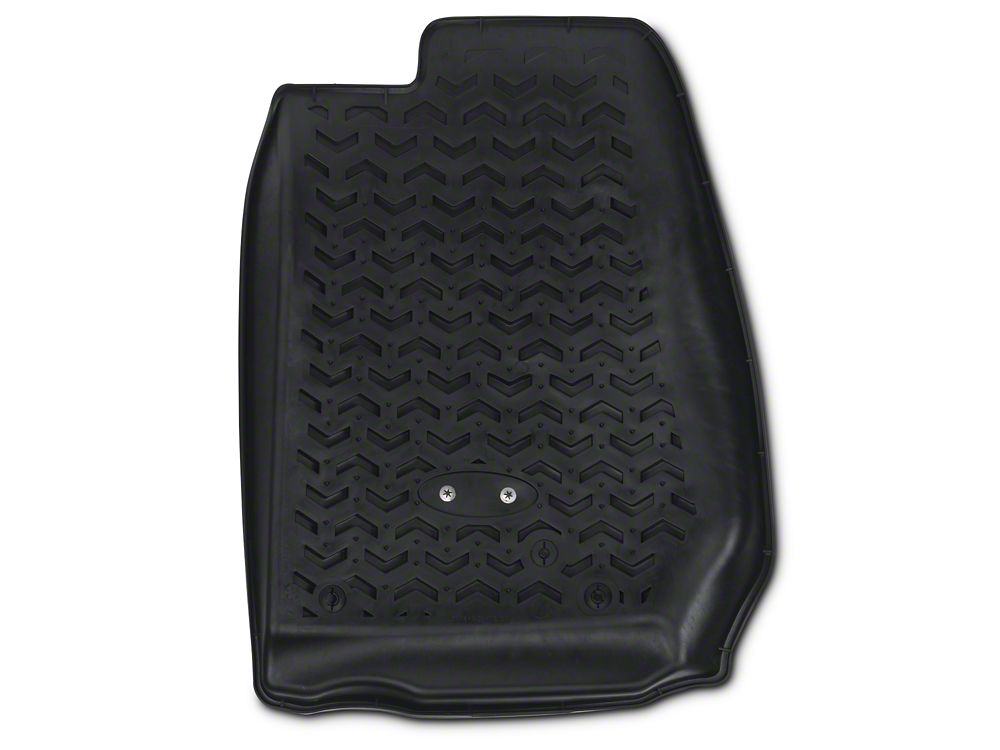 Barricade Front and Rear Floor Mats; Black (07-18 Jeep Wrangler JK 4-Door)