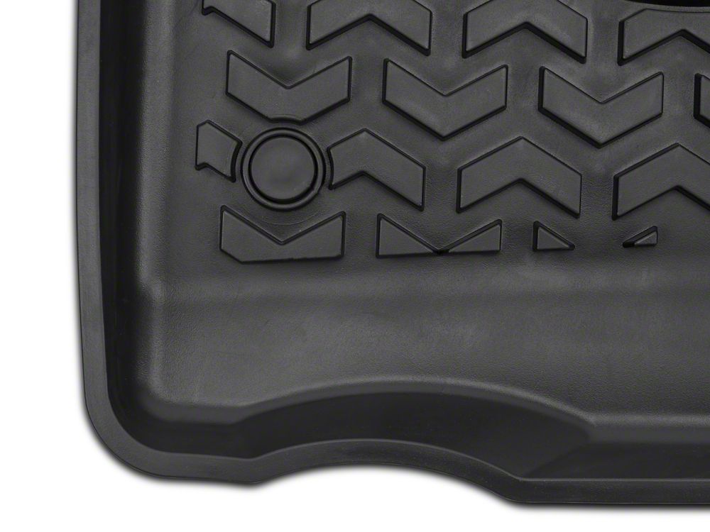 Barricade Front, Rear and Cargo Floor Mats; Black (11-18 Jeep Wrangler JK 2-Door)