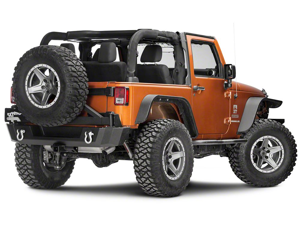 Barricade Extreme HD Rocker Steps (07-18 Jeep Wrangler JK 2-Door)