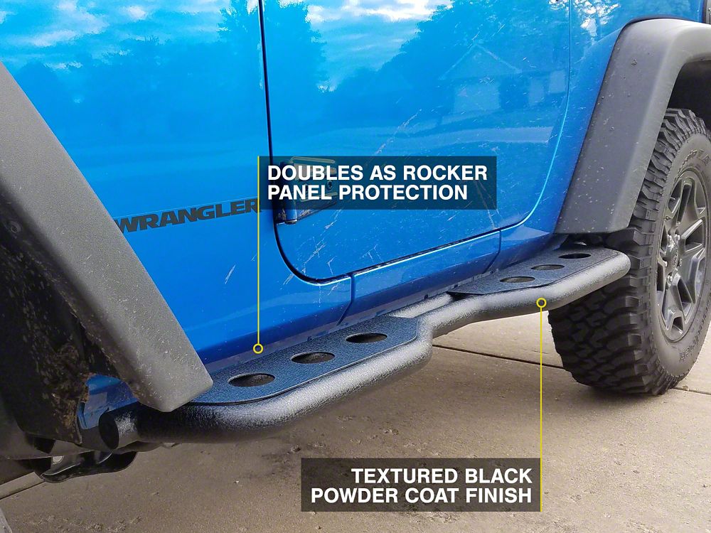 Barricade Extreme HD Rocker Steps (07-18 Jeep Wrangler JK 2-Door)