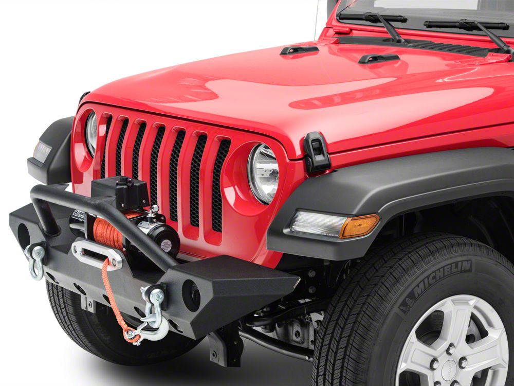 Barricade Trail Force HD Front Bumper with 9,500 lb. Winch (18-25 Jeep Wrangler JL)