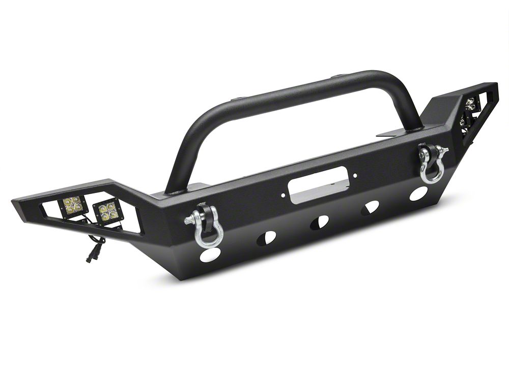 Barricade Trail Force HD Full Width Front Bumper with LED Lights (07-18 Jeep Wrangler JK)