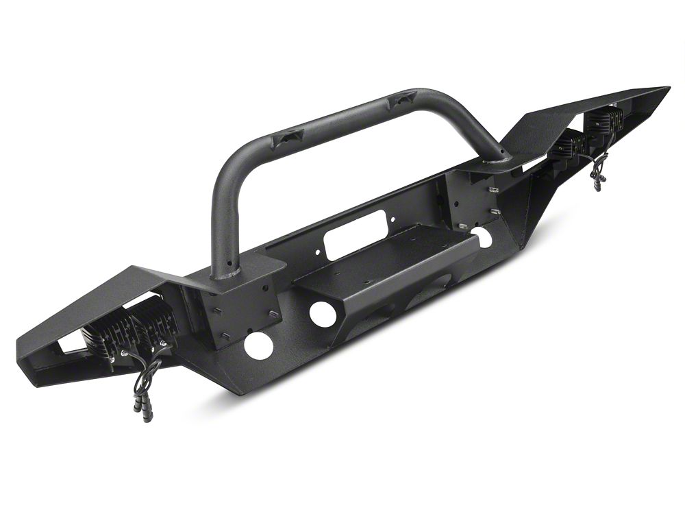 Barricade Trail Force HD Full Width Front Bumper with LED Lights (07-18 Jeep Wrangler JK)
