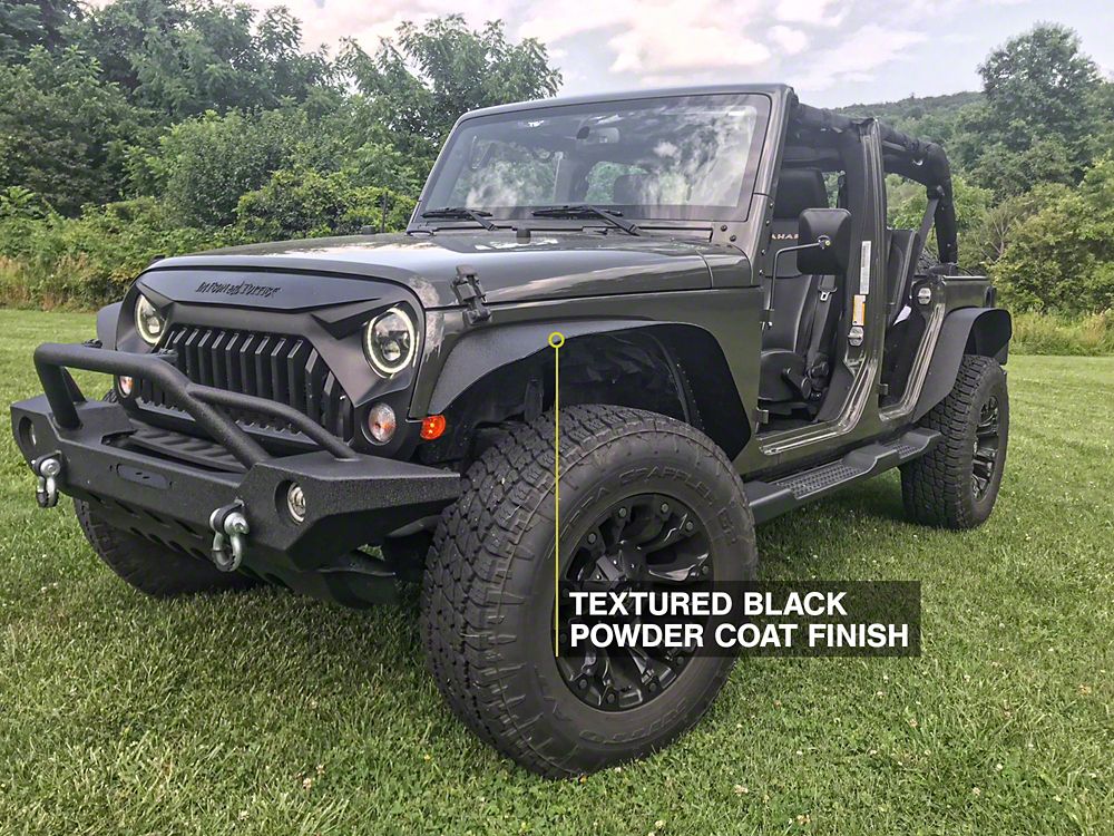 Barricade HD Flat Fender Flares (07-18 Jeep Wrangler JK)