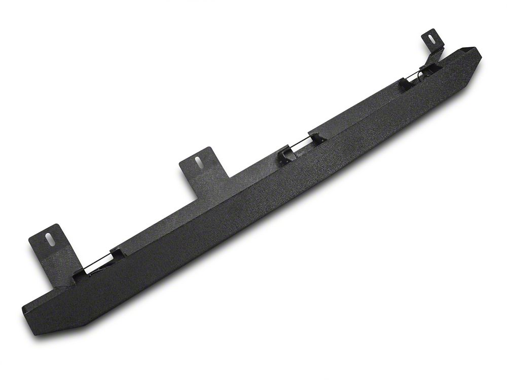 Barricade HD Rock Sliders with LED Rock Lights; Textured Black (07-18 Jeep Wrangler JK 4-Door)