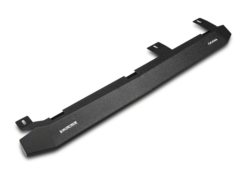 Barricade HD Rock Sliders with LED Rock Lights; Textured Black (07-18 Jeep Wrangler JK 4-Door)