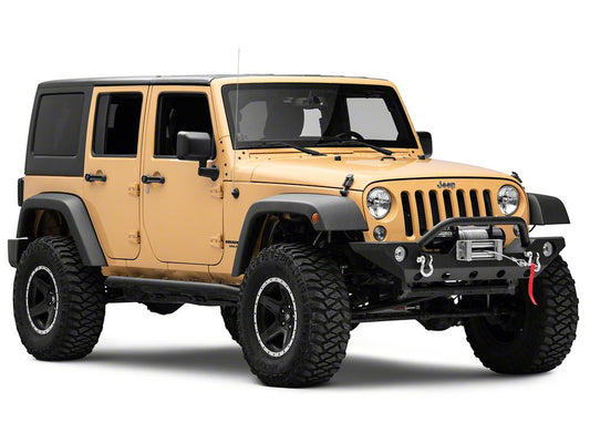 Barricade Trail Force HD Front Bumper with 9,500 lb. Winch (07-18 Jeep Wrangler JK)