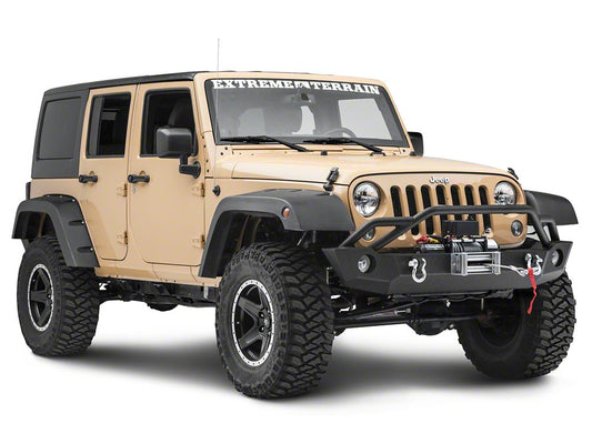 Barricade Extreme HD Front Bumper with 9,500 lb. Winch (07-18 Jeep Wrangler JK)