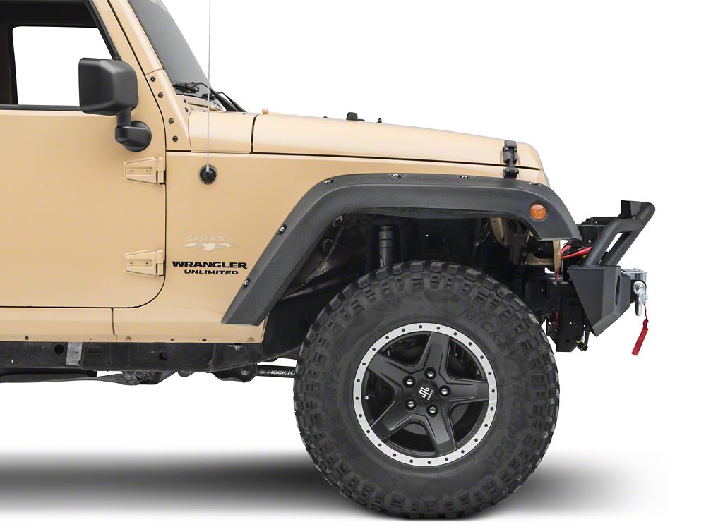 Barricade Extreme HD Front Bumper with 9,500 lb. Winch (07-18 Jeep Wrangler JK)