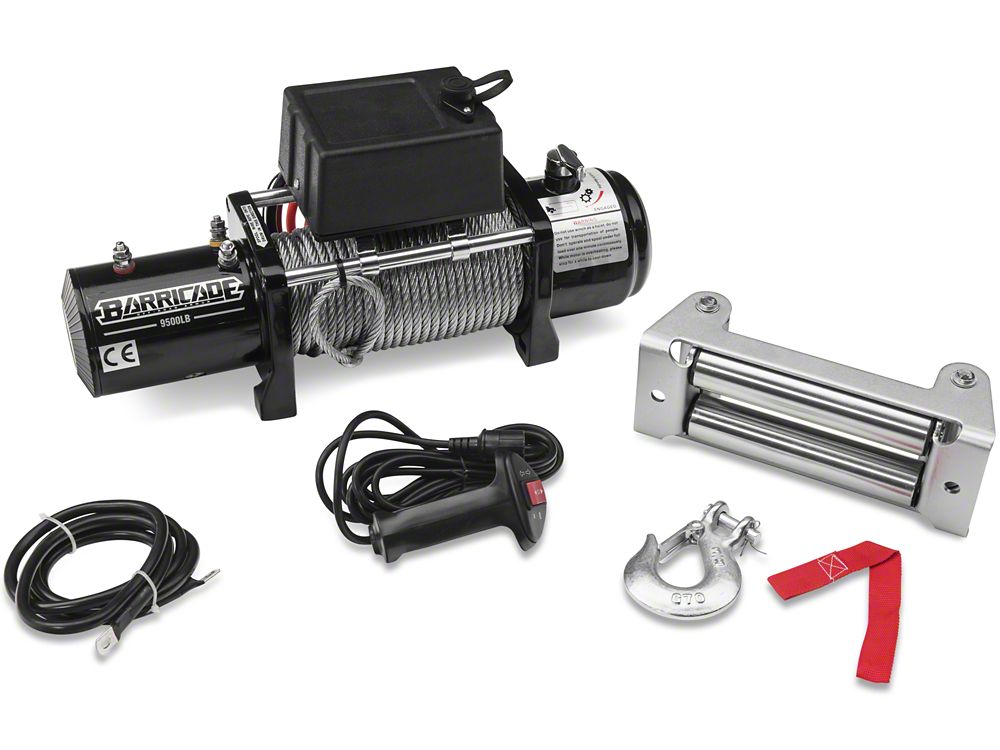 Barricade Extreme HD Front Bumper with 9,500 lb. Winch (07-18 Jeep Wrangler JK)