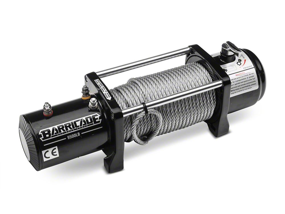 Barricade Extreme HD Front Bumper with 9,500 lb. Winch (07-18 Jeep Wrangler JK)