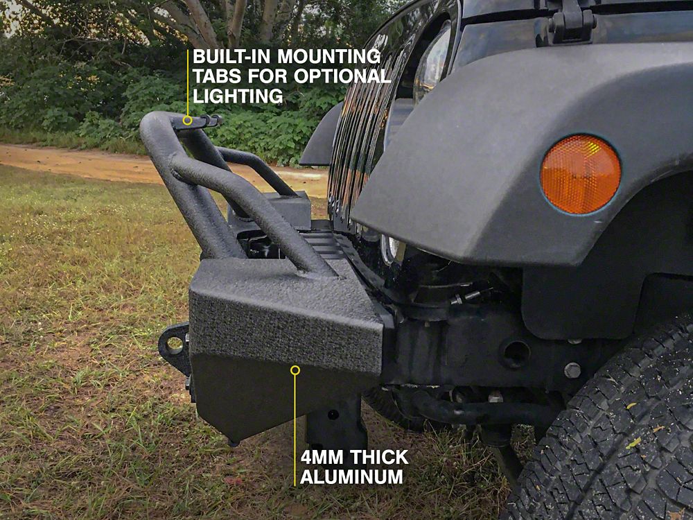 Barricade Alloy Series Aluminum Front Bumper (07-18 Jeep Wrangler JK)