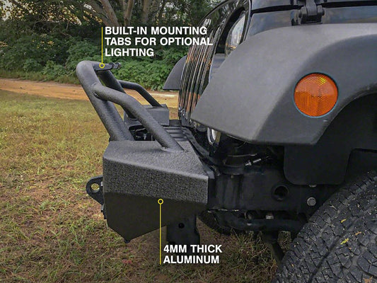 Barricade Alloy Series Aluminum Front Bumper (07-18 Jeep Wrangler JK)
