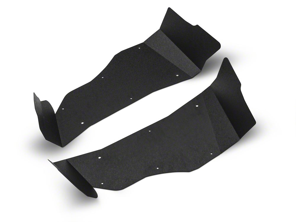 Barricade Aluminum Inner Fender Liners; Textured Black (07-18 Jeep Wrangler JK)
