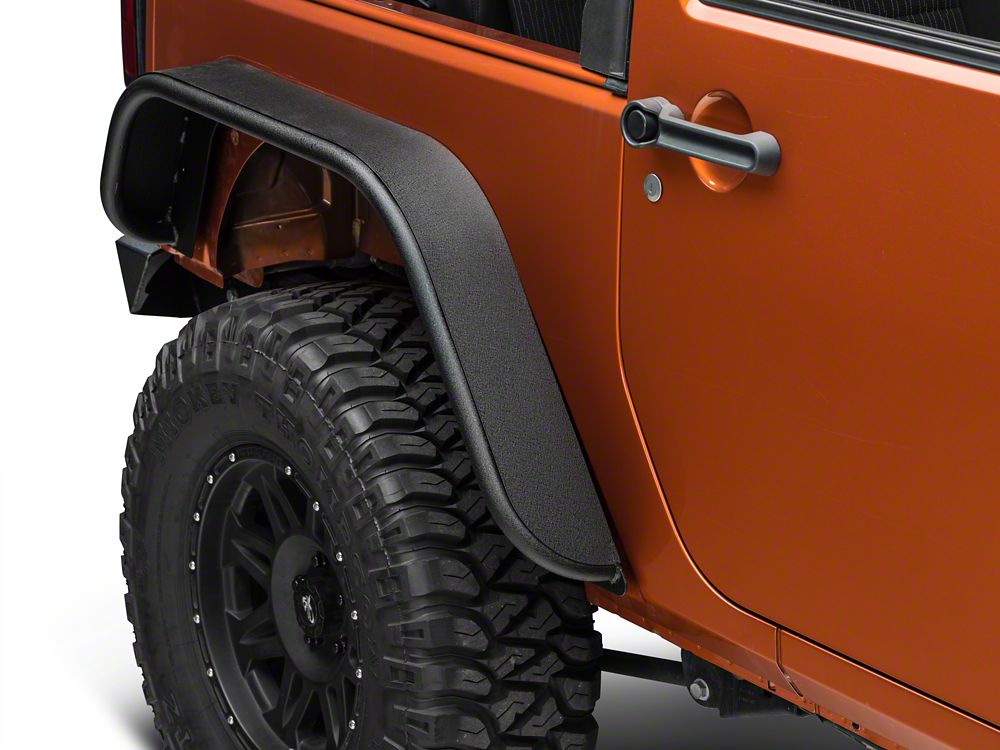 Barricade Tubular Fender Flares with LED Lighting (07-18 Jeep Wrangler JK)