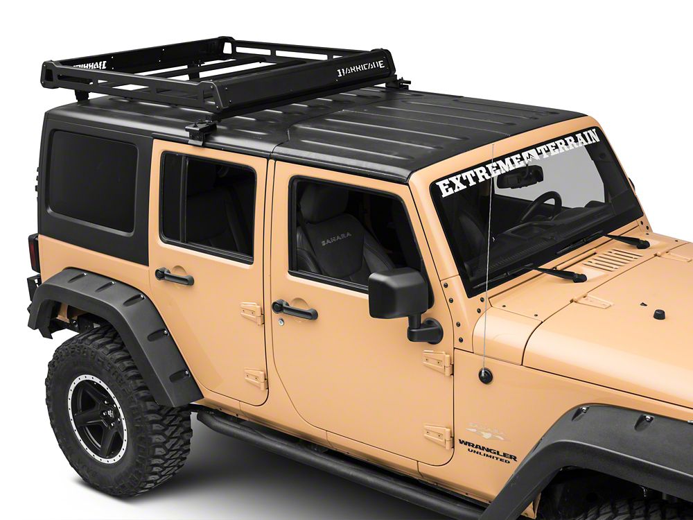 Barricade Removable Hard Top Roof Basket (07-18 Jeep Wrangler JK)