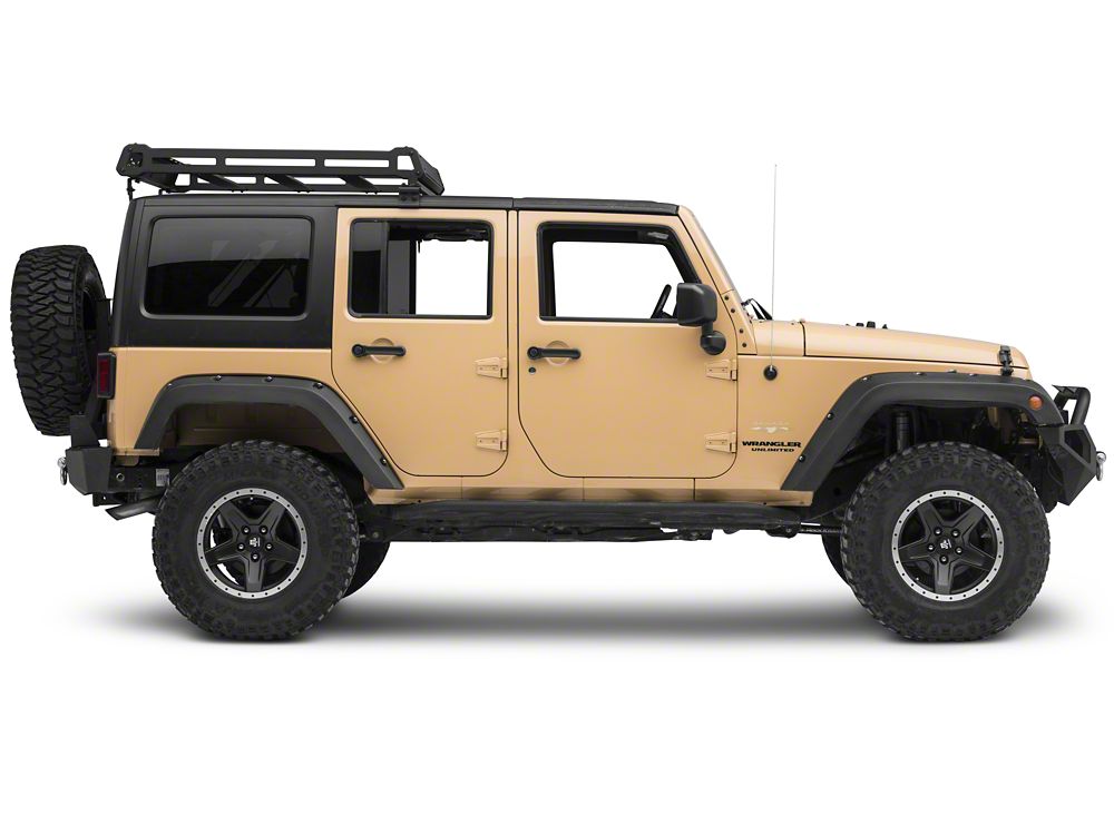 Barricade Removable Hard Top Roof Basket (07-18 Jeep Wrangler JK)