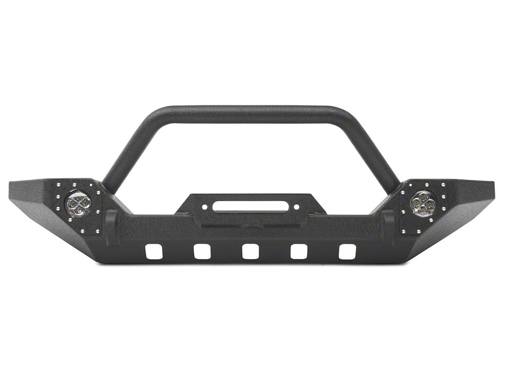 Barricade Adventure HD Bumper with LED Fog Lights (87-06 Jeep Wrangler YJ & TJ)