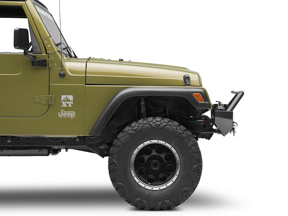 Barricade Adventure HD Bumper with LED Fog Lights (87-06 Jeep Wrangler YJ & TJ)