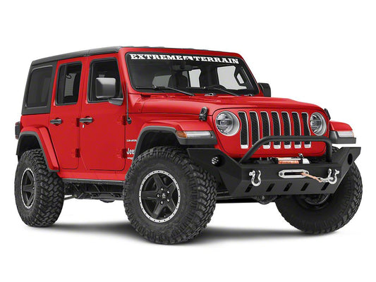 Barricade Extreme HD Full Width Front Bumper with LED Fog Lights (18-25 Jeep Wrangler JL)