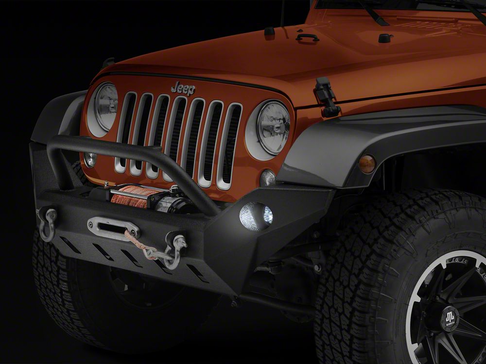 Barricade Extreme HD Full Width Front Bumper with LED Fog Lights (07-18 Jeep Wrangler JK)