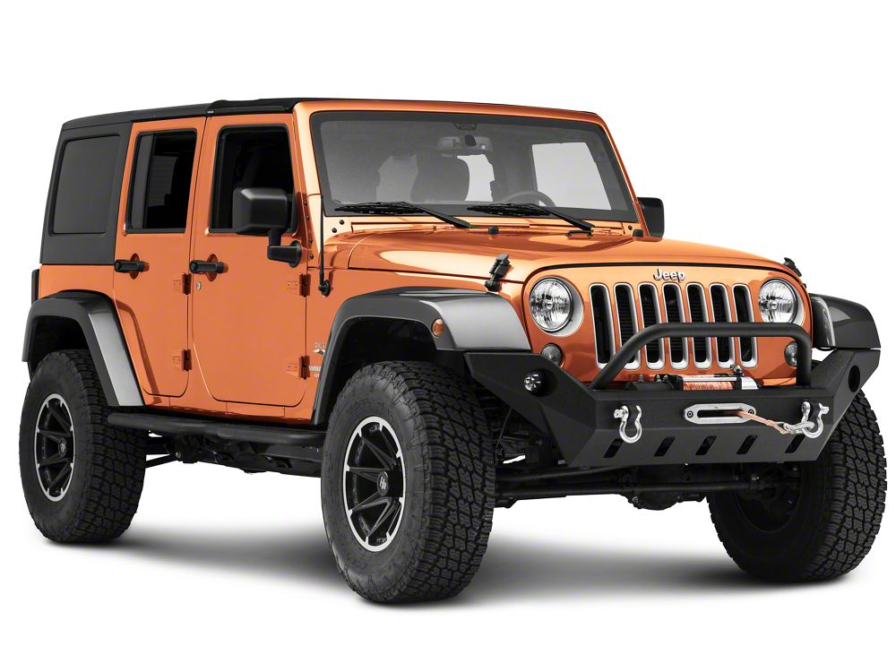 Barricade Extreme HD Full Width Front Bumper with LED Fog Lights (07-18 Jeep Wrangler JK)