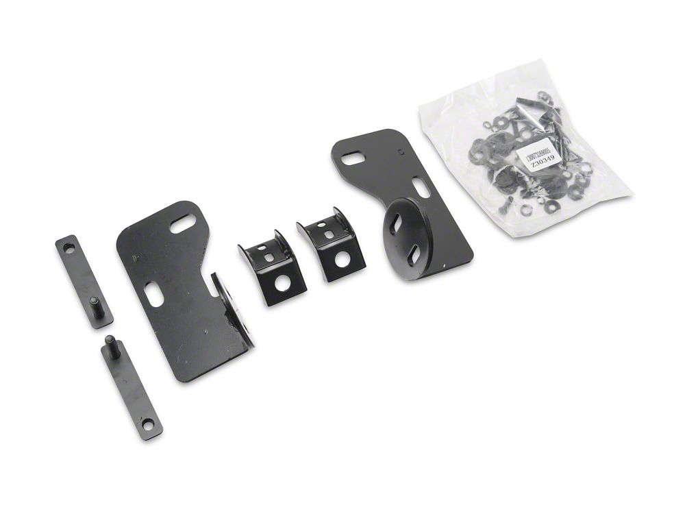 Barricade 3.50-Inch Oval Bull Bar with Skid Plate; Black (18-25 Jeep Wrangler JL)