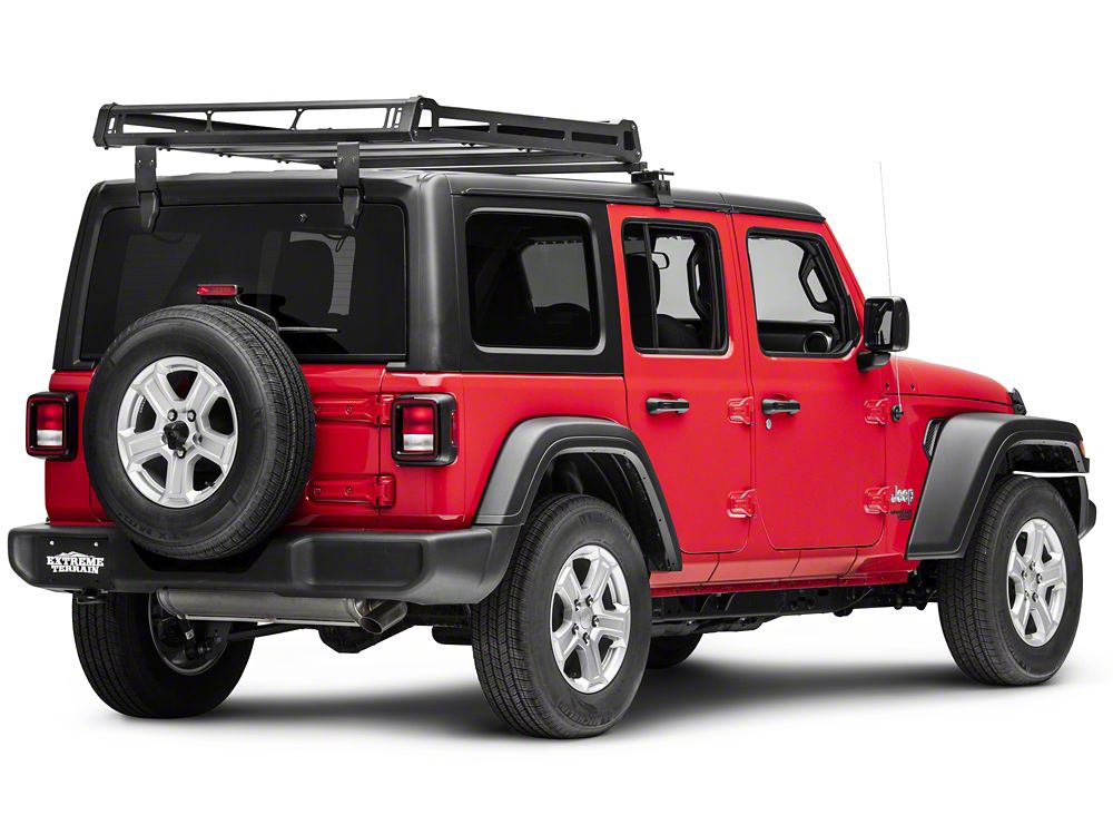 Barricade Removable Hard Top Roof Basket for OEM Hard Top (18-25 Jeep Wrangler JL 4-Door)