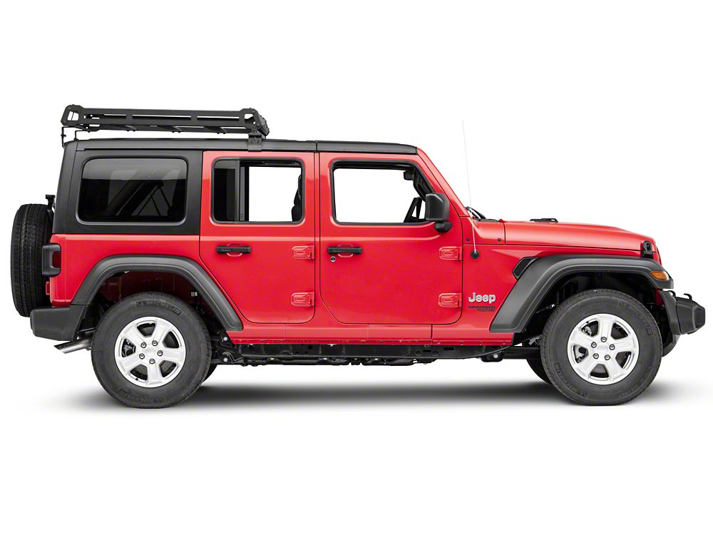 Barricade Removable Hard Top Roof Basket for OEM Hard Top (18-25 Jeep Wrangler JL 4-Door)