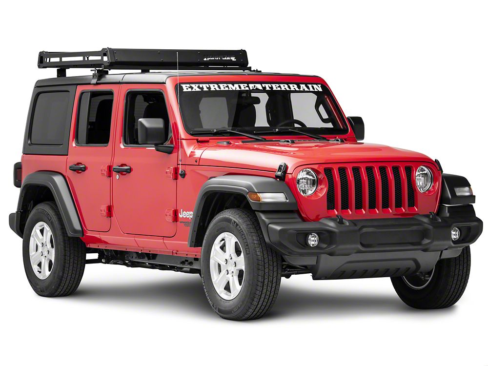 Barricade Removable Hard Top Roof Basket for OEM Hard Top (18-25 Jeep Wrangler JL 4-Door)