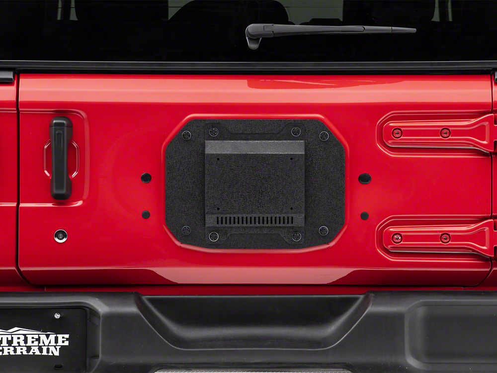 Barricade Spare Tire Delete with License Plate Mount (18-25 Jeep Wrangler JL, Excluding 4xe)