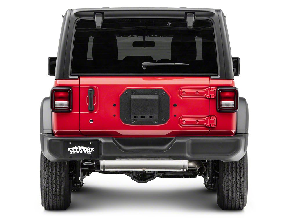 Barricade Spare Tire Delete with License Plate Mount (18-25 Jeep Wrangler JL, Excluding 4xe)