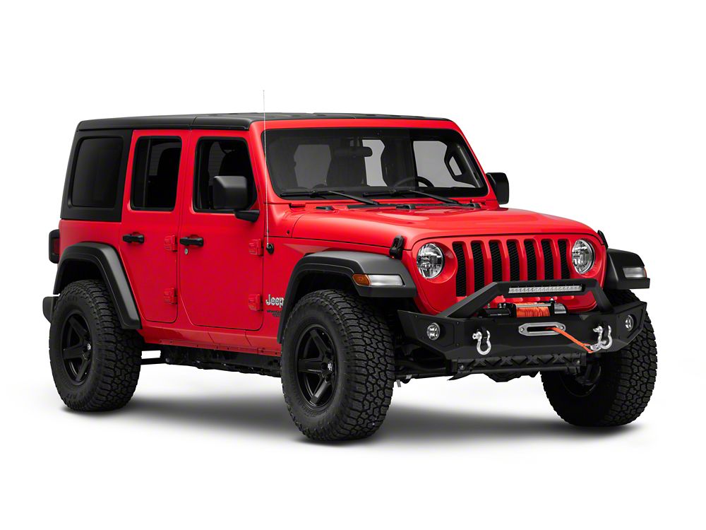 Barricade HD Front Bumper with 20-Inch Light Bar (18-25 Jeep Wrangler JL)